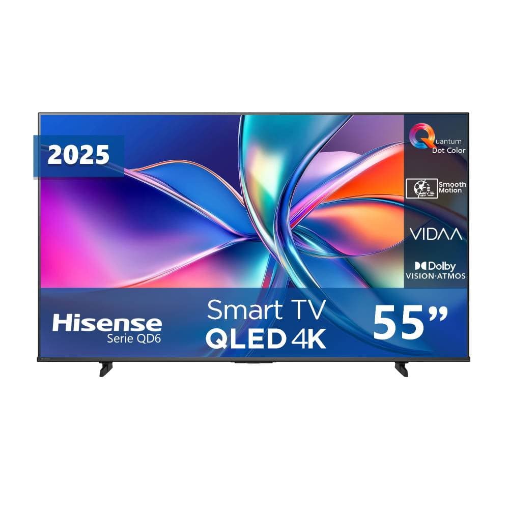 Televisor Hisense 55" QLED 4K Smart TV 55QD6QV
