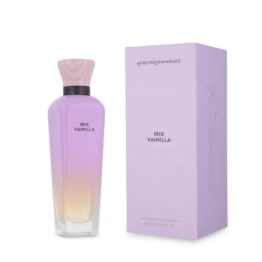 Perfume Adolfo Dominguez Iris Vainilla para dama 120 ml