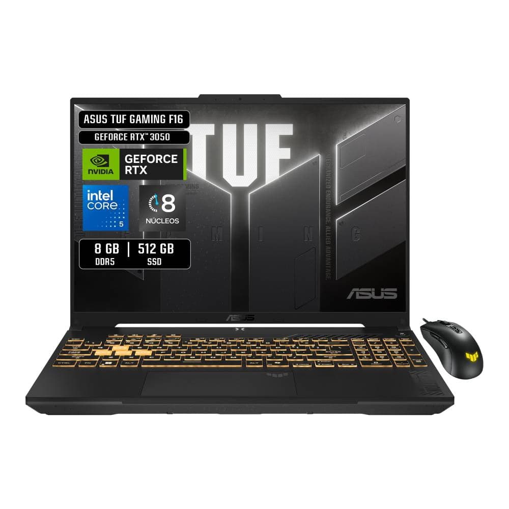 Laptop Gaming Asus TUF F16 Core i5, 8 GB RAM, 512 GB SSD