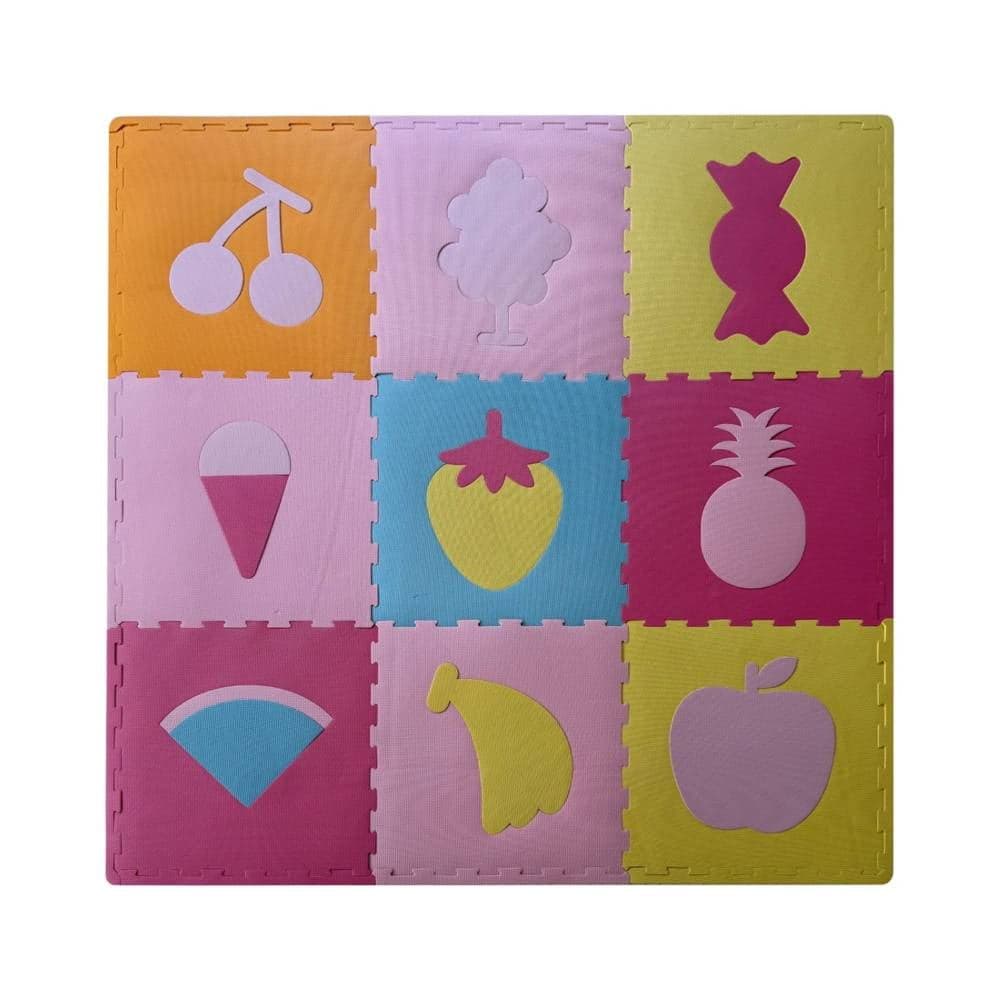 Tapete de juego Member's Mark infantil frutas con 9 piezas