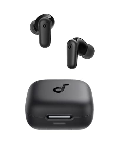 Soundcore by Anker P30i Audifonos Inalambricos, 45h de Reproducción, Carga Rápida, Cancelación de Ruido 40dB ANC Adaptativo, Llamadas Claras, Bluetooth 5.4, Diseño con Soporte para Teléfono