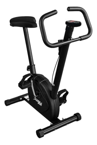 KOAJ Bicicleta de Spinning para Cardio y Ejercicio en Casa, Volante de Inercia de Alto Rendimiento, Pantalla LCD, Resistencia Ajustable, Asiento Ergonómico, Soporte para Celular, Entrenamiento Fitness