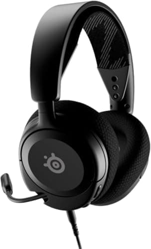 SteelSeries - Arctis Nova 1 - Audífonos multisistema para juegos, controladores Hi-Fi, audio espacial, cómodos, duraderos y ultraligeros, micrófono con cancelación de ruido - Negro (reacondicionados)
