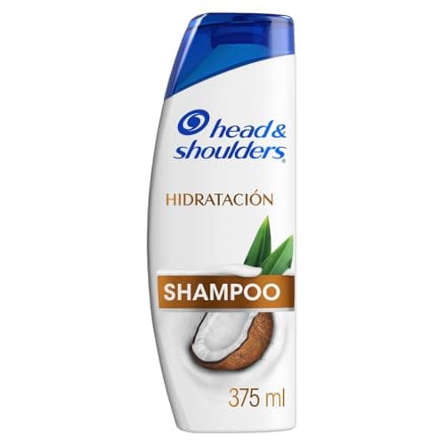 HEAD & SHOULDERS, Shampoo de uso diario, Hidratación Aceite de Coco, 375 ml