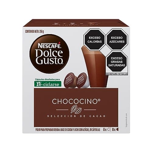 Nescafé Dolce Gusto Sabor Chococino, Café en Cápsulas, 16 Cápsulas