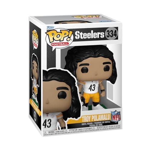 Funko Pop! NFL: Legends - Troy Polamalu - Steelers - Collectable Vinyl Figure - Gift Idea - Official Merchandise - Toys for Kids & Adults