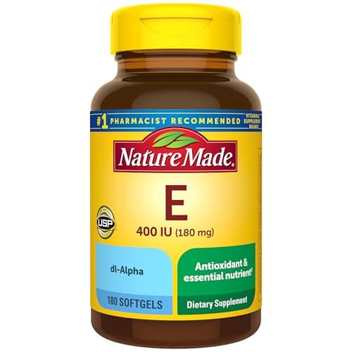 Nature Made Vitamina E 400 IU, 180 Softgels