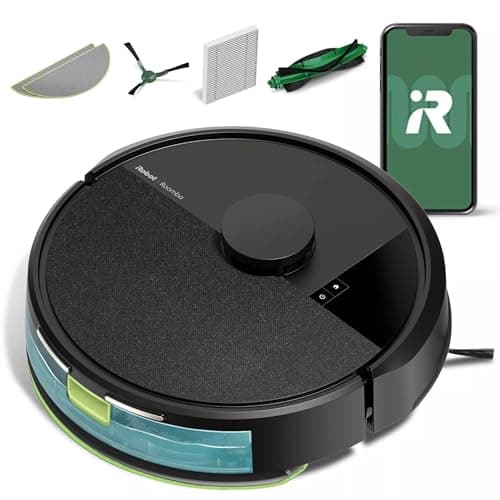 iRobot Roomba 105 Combo, aspira y trapea, trazado rápido de mapas Inteligentes, 4 Niveles de succión, 3 Niveles de Agua, Cepillo multisuperficies, Evita obstaculos
