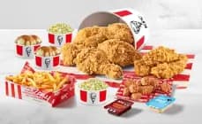 Obtén 4 bísquets GRATIS al comprar Bucket con cupón KFC