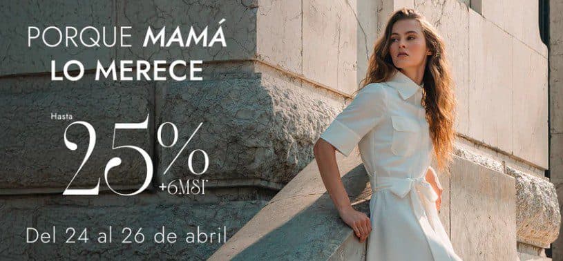 Promoción por el Día de las Madres en Ivonne: Hasta 25% de descuento