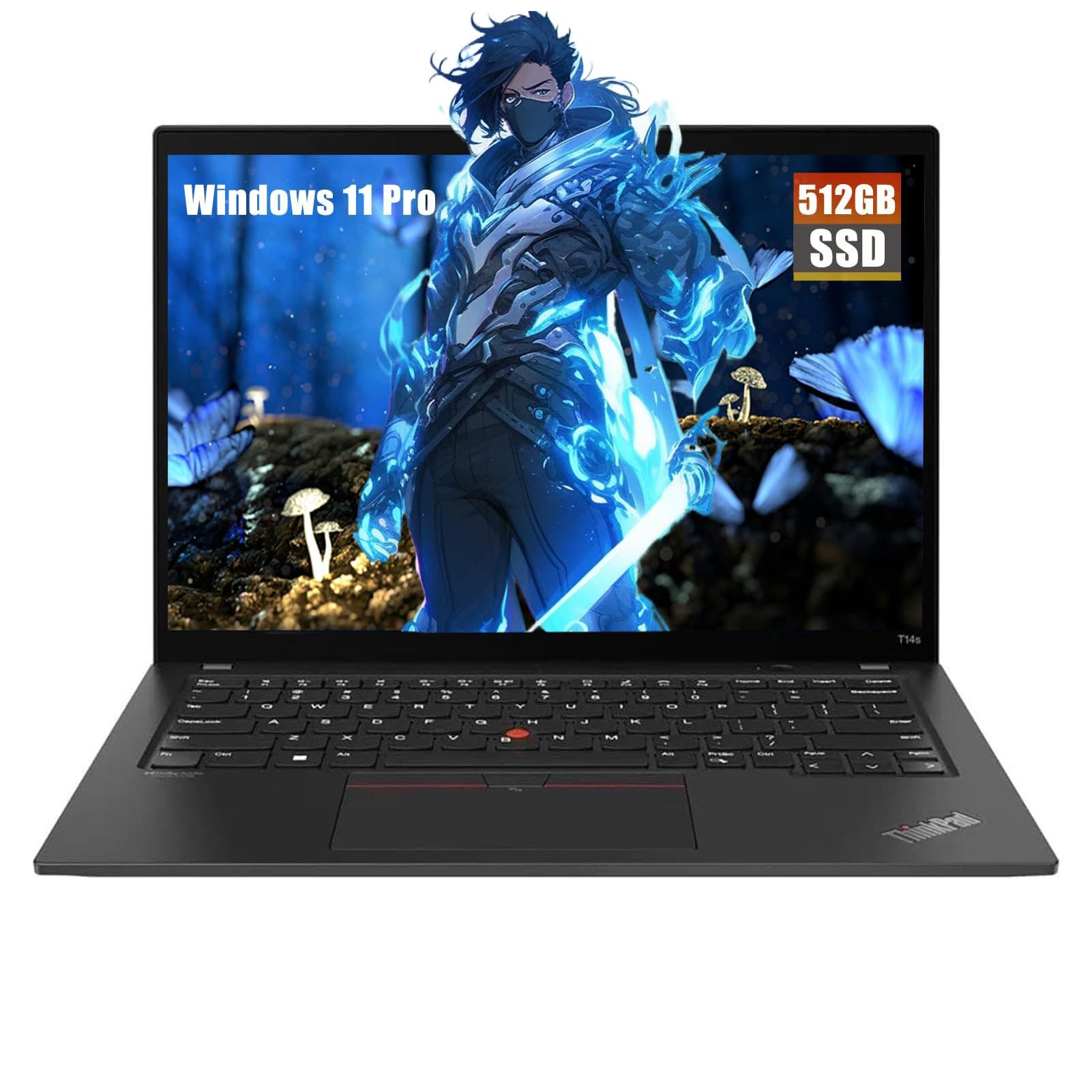 Lenovo ThinkPad T14s FHD i7-10610, 16GB RAM, 512GB SSD, Reconstruido