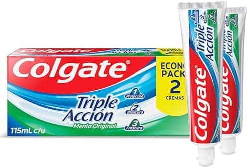 Colgate Pasta Dental Triple Acción Menta Original 2 x 115 ml